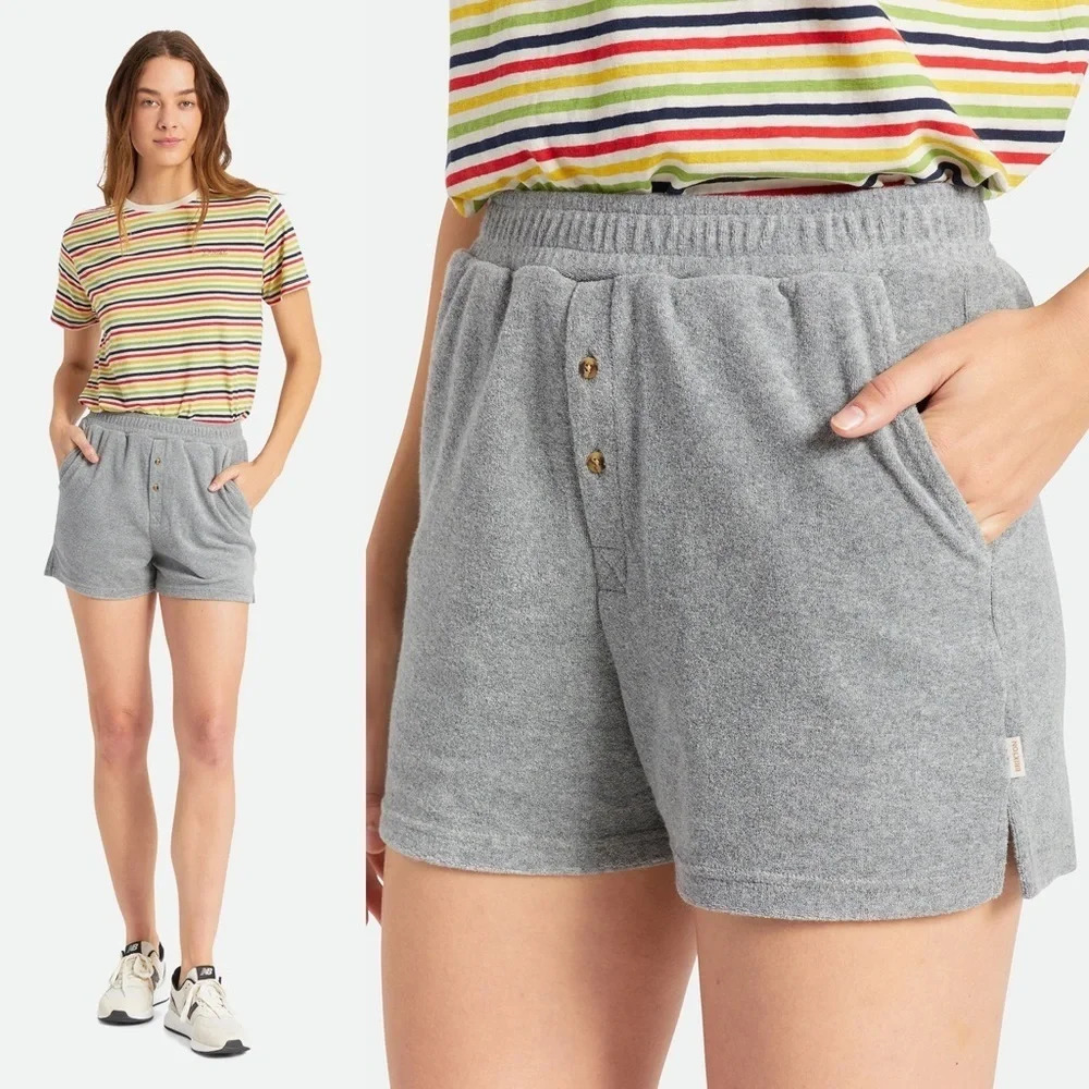 Brixton Heather Gray Bella Short Size XS NWT